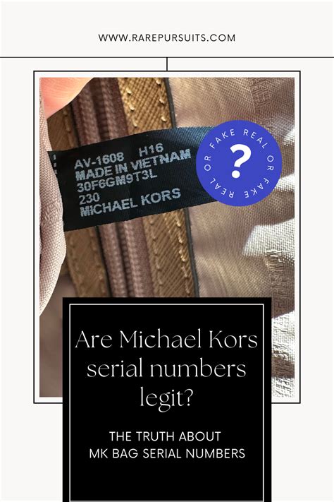 real michael kors bag inside|michael kors serial number lookup.